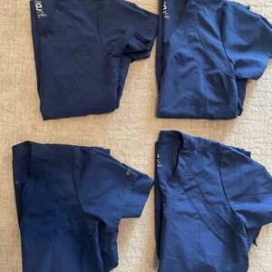 BARCO Scrub Top Bundle - Navy Blue